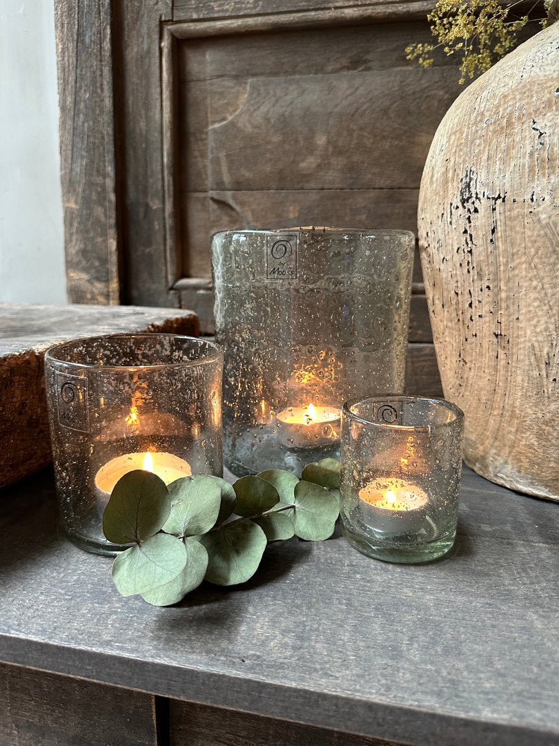 Interieur decoratie set windlichten