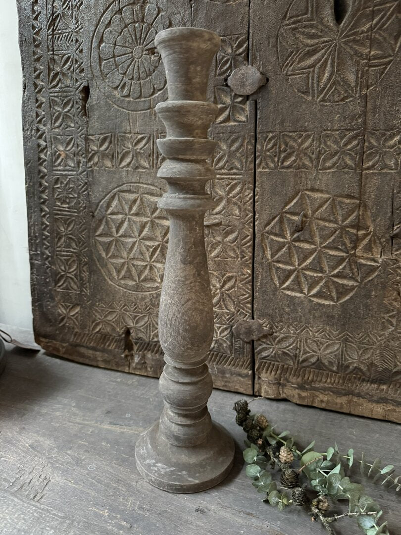 Kandelaar oud hout 50 - My Sober Home