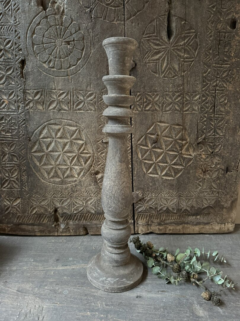 Kandelaar oud hout 50 - My Sober Home
