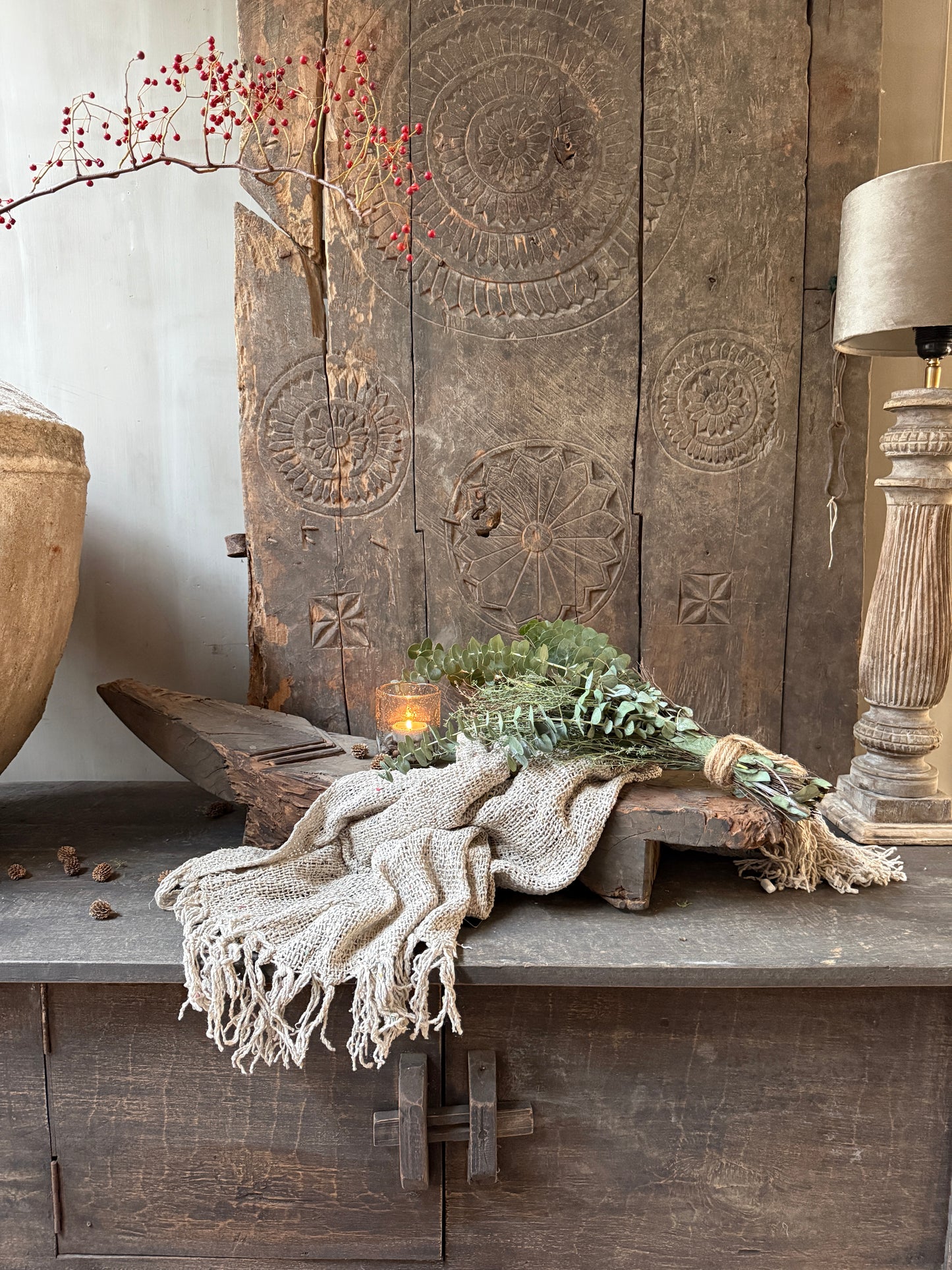 Antieke kokosraspbank - My Sober Home