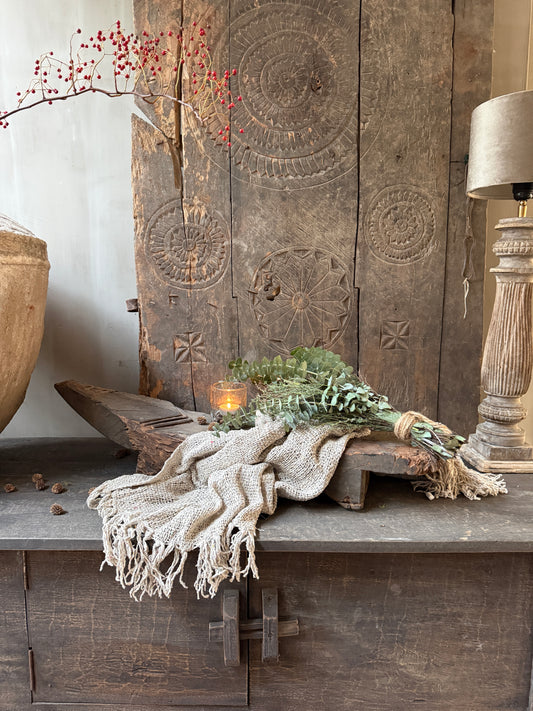 Antieke kokosraspbank