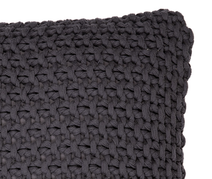 Silt kussen Bilbao Dark Grey