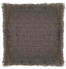 Linnen kussen bruin - My Sober Home