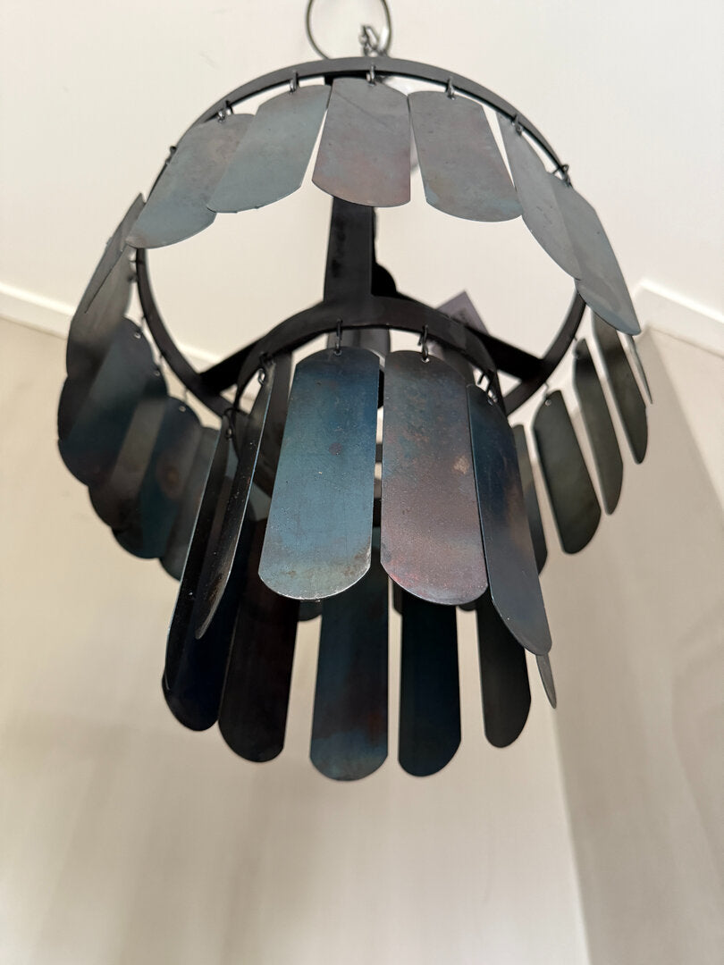 Hanglamp metalen schijven Amber S