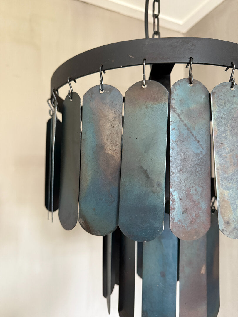 Hanglamp metalen schijven Amber S