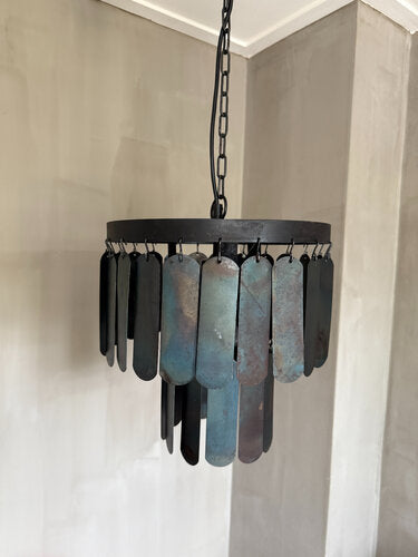 Hanglamp metalen schijven Amber S