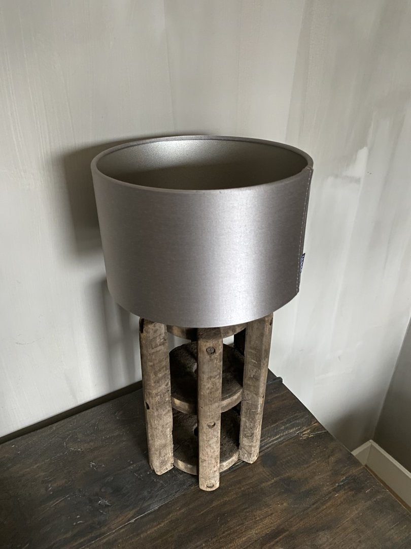 Lamp oude katoenklos beige kapje - My Sober Home