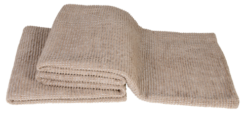 Silt woondeken Londen Lichtbruin 150 x 200