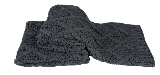 Silt woondeken Mallorca Dark Grey