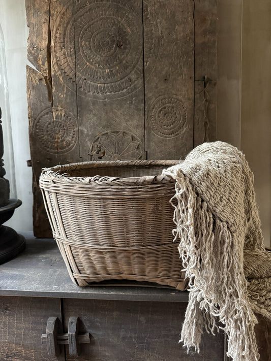 Originele rieten Chinese mand