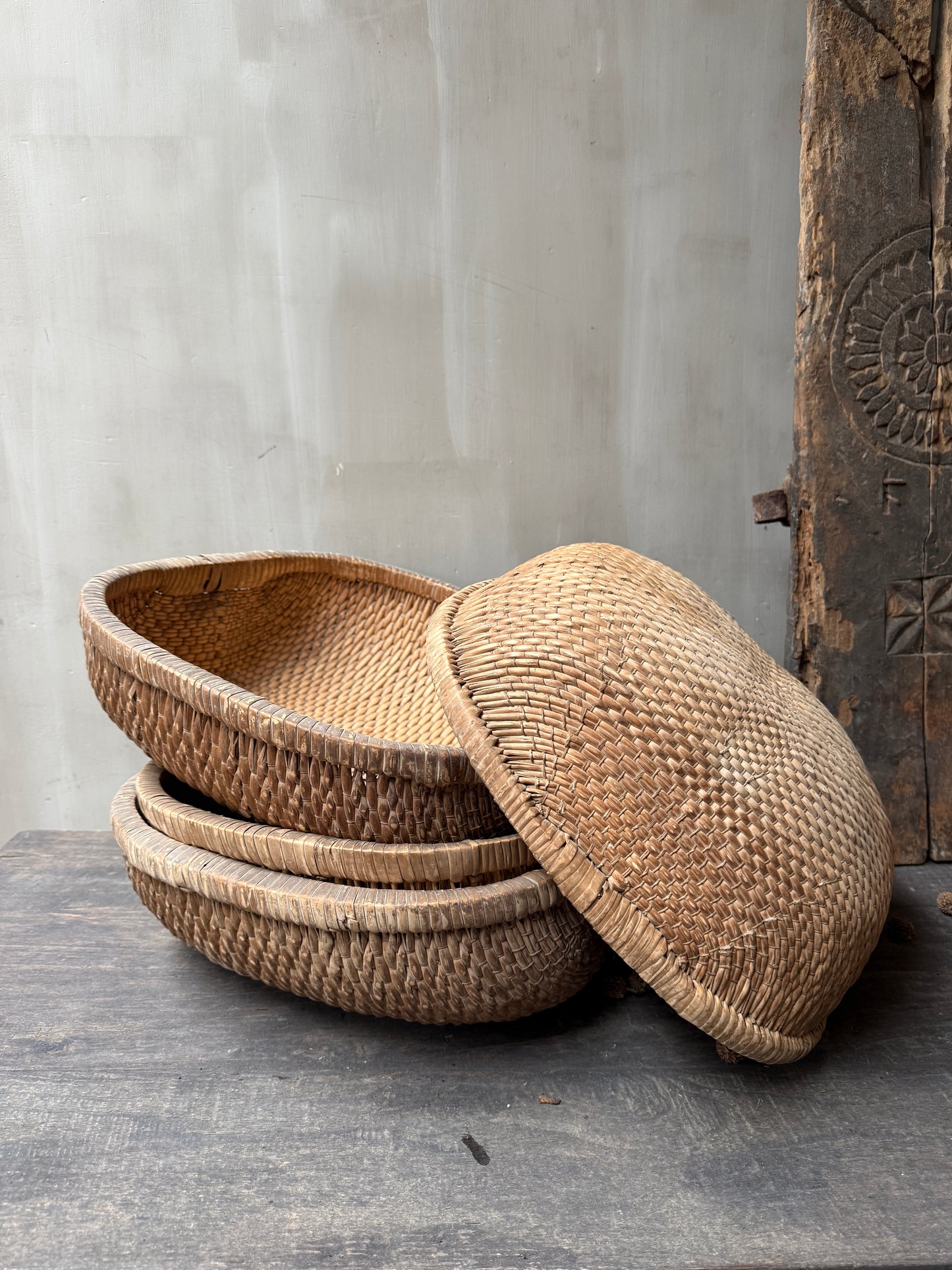 Oosterse rijst mand vierkant - My Sober Home