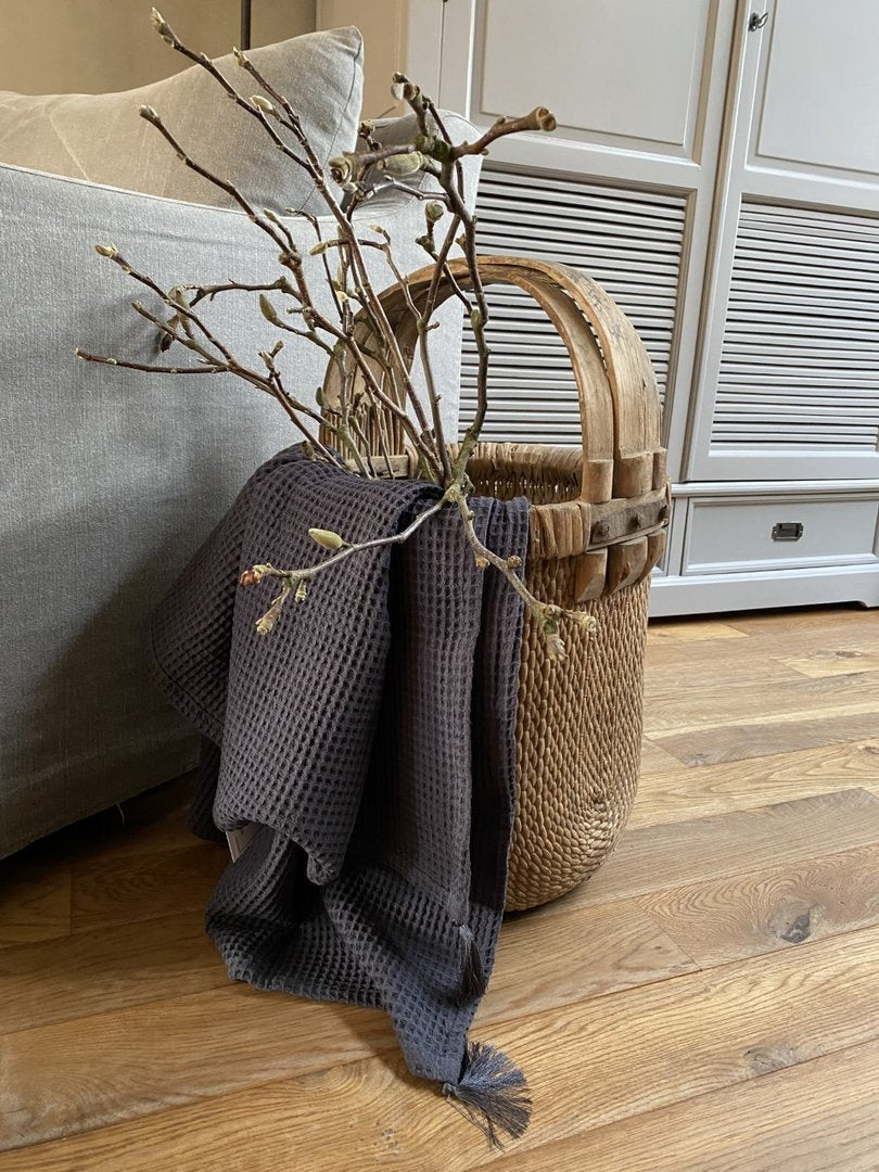 Interieur decoratie set oude plukmand met hengsel - My Sober Home