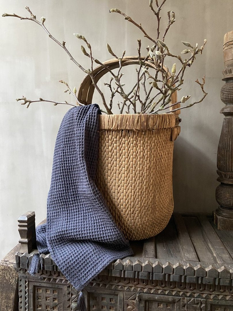 Interieur decoratie set oude plukmand met hengsel - My Sober Home