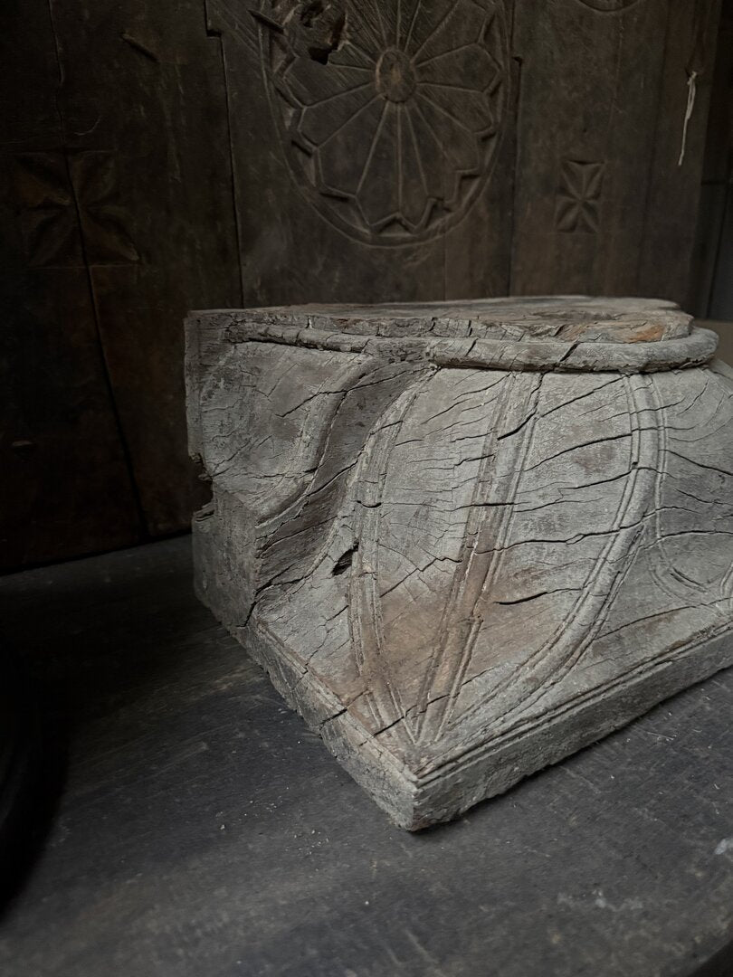 Poer ornament kandelaar rechthoek