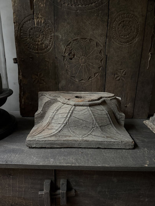 Poer ornament kandelaar rechthoek