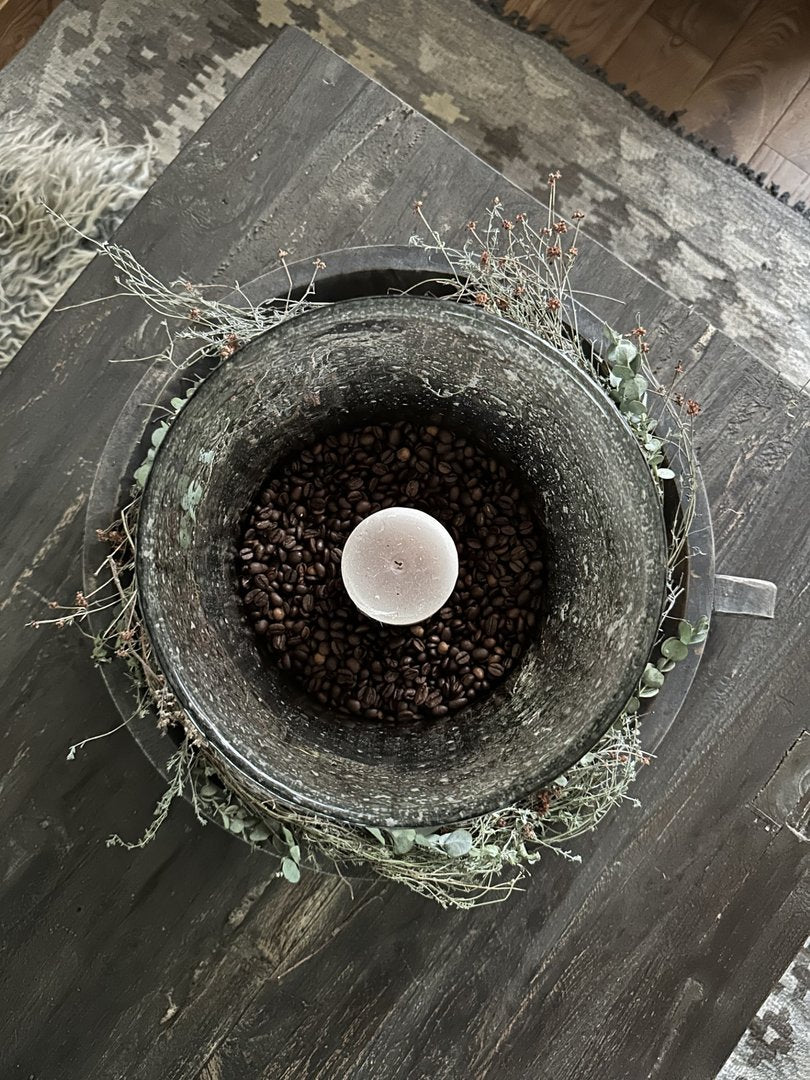 Interieur decoratie set schaal met handvat - My Sober Home