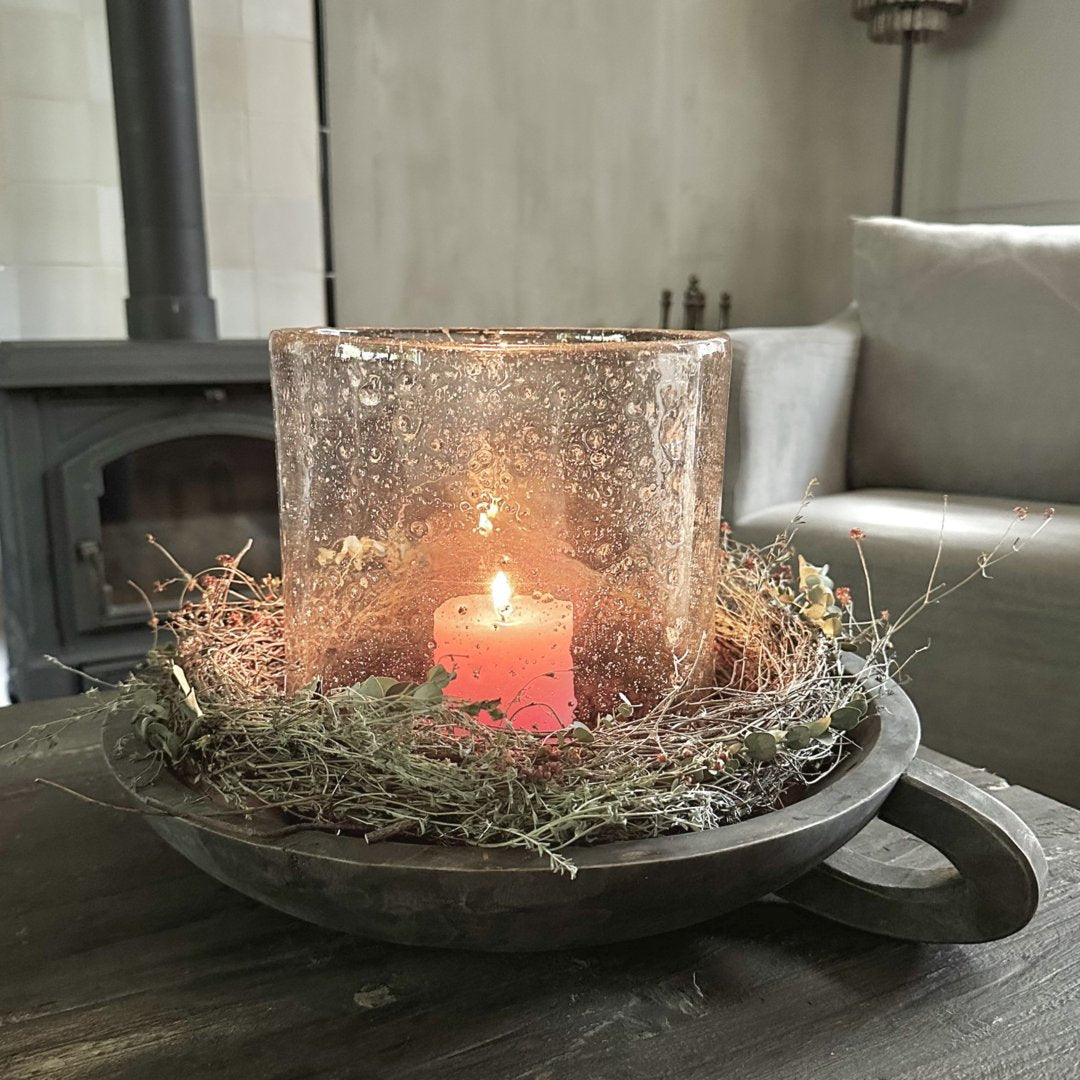 Interieur decoratie set schaal met handvat - My Sober Home