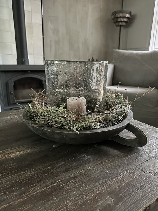 Interieur decoratie set schaal met handvat - My Sober Home