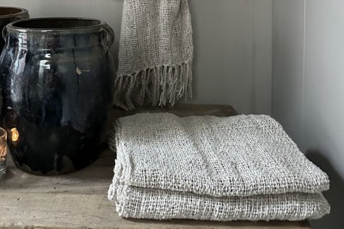 Shabby doek naturel 150X 60 - My Sober Home