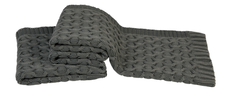 Silt woondeken Texel Antraciet 130 x 170