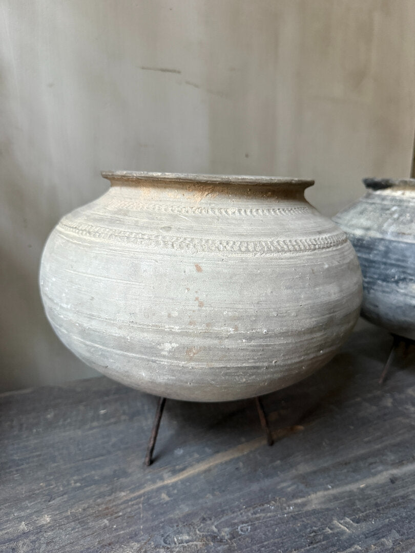 Wankel / tuimel potje op statief