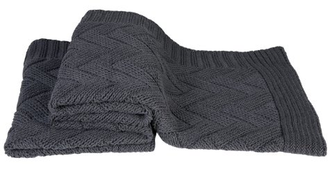 Silt woondeken Valencia Dark Grey 130 x 170