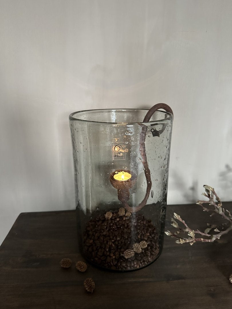 Windlicht steenslag 20x 30 cm - My Sober Home