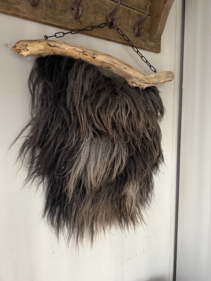 Wandkraag + kruk vacht