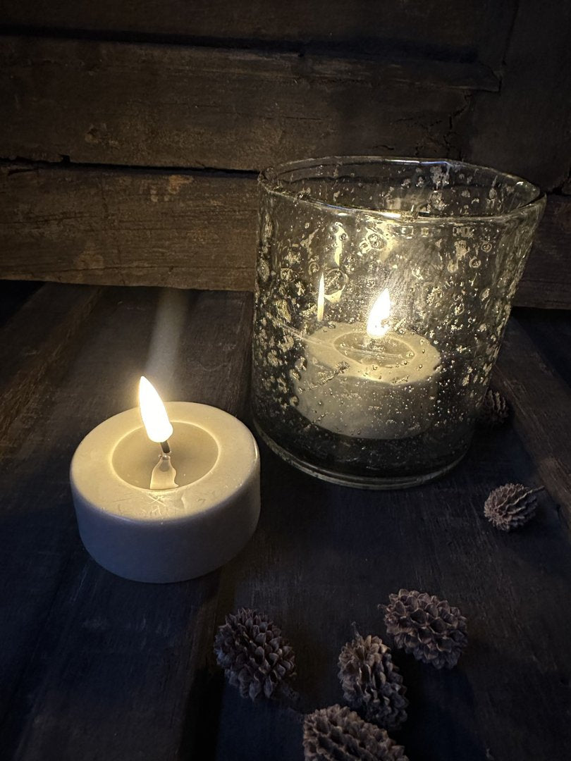 Waxinelichtje Wax LED Sand Jumbo (2 stuks) - My Sober Home