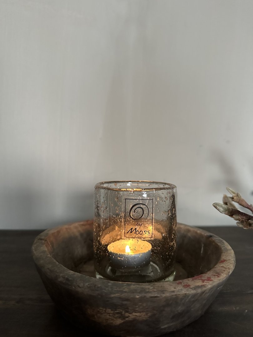 Windlicht steenslag 7x8 cm - My Sober Home