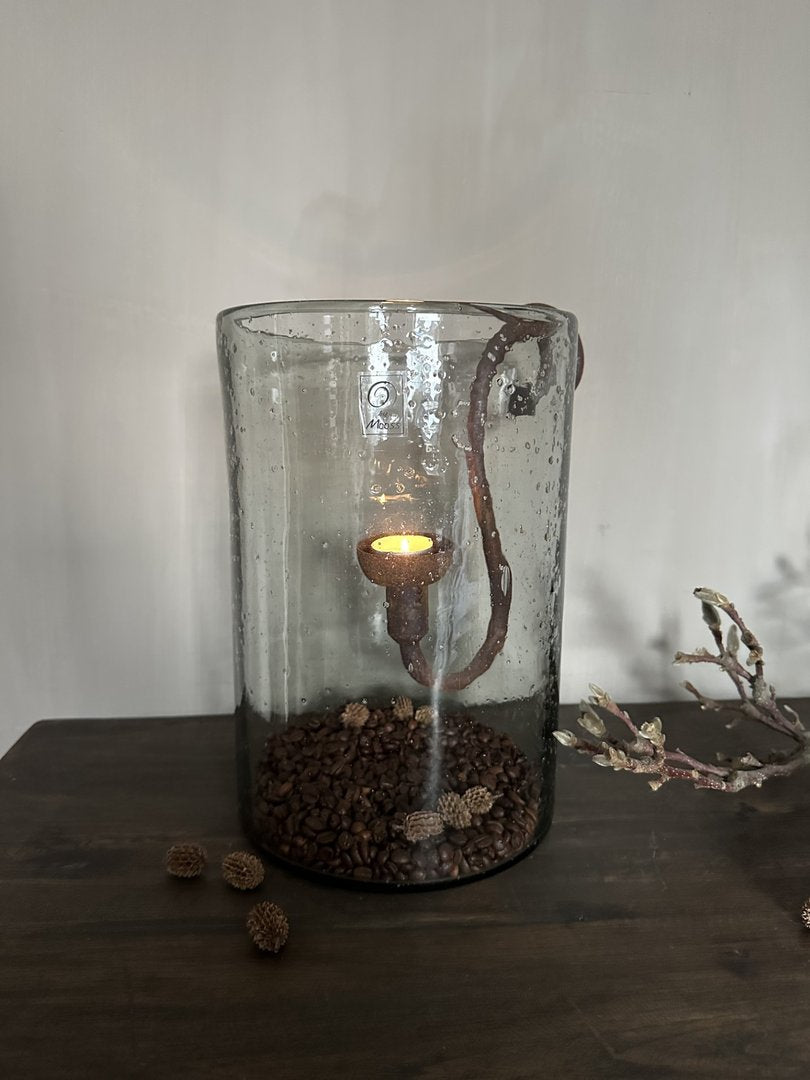 Windlicht steenslag 20x 30 cm - My Sober Home