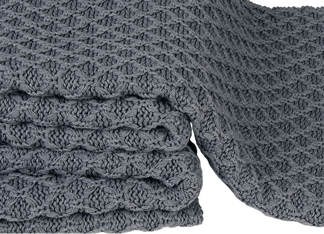 Silt woondeken Antwerpen Medium Grey Melange 130 x 170 - My Sober Home